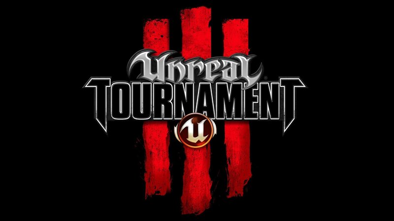 Unreal Tournament Logo — Black