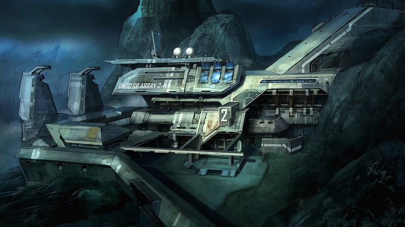 UNSC Array Base Concept Art