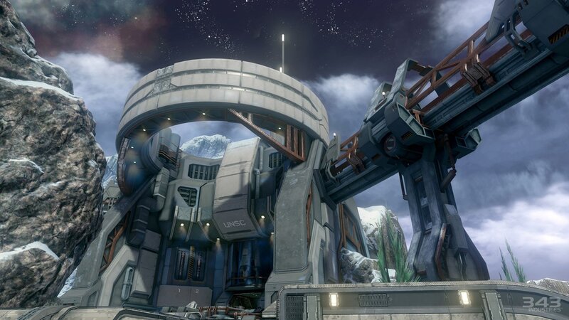 UNSC base on alien planet