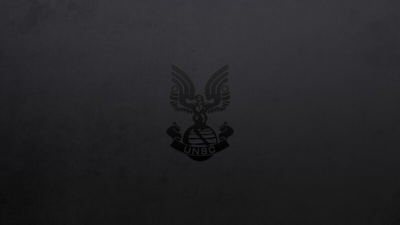 UNSC Emblem on Dark Surface