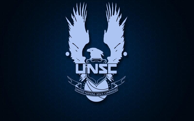 UNSC Logo on Dark Background