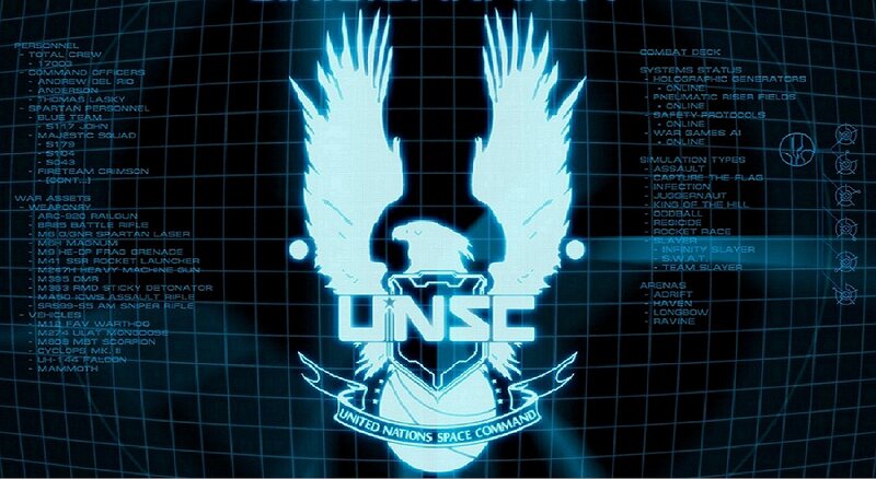 UNSC Logo on Screen
