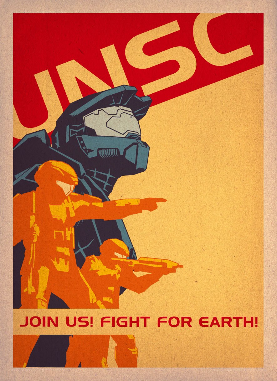 UNSC recruitment poster