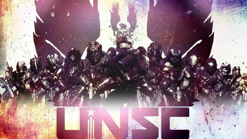 UNSC Soldiers in Formation — Purple