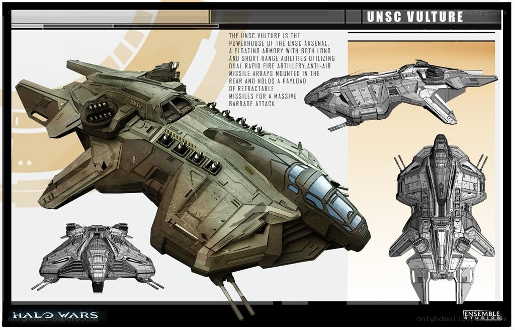 UNSC Vulture concept art