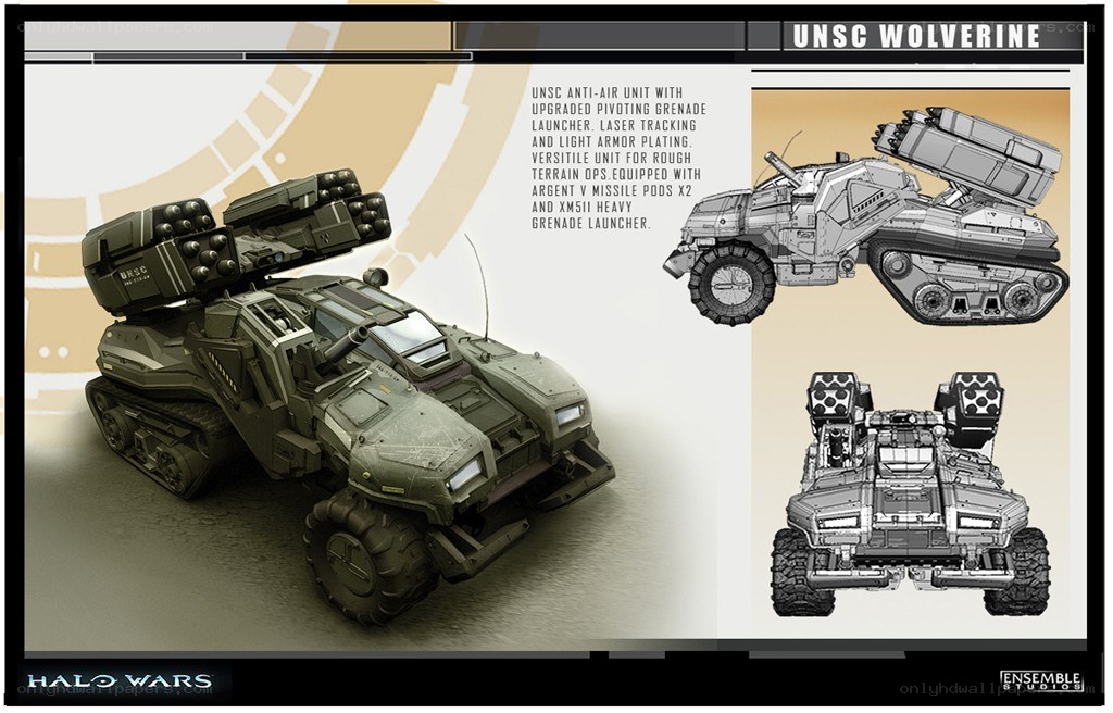 UNSC Wolverine concept art