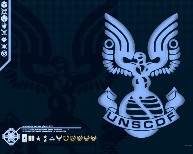 UNSCDF emblem on digital interface