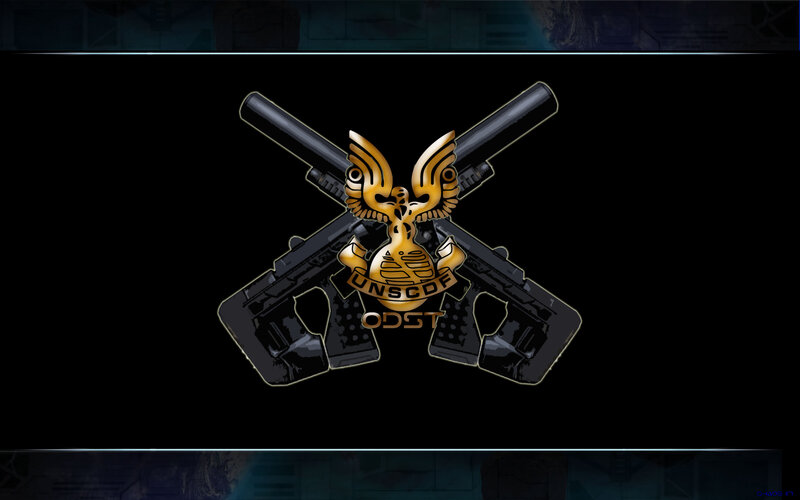 UNSCDF ODST Emblem — Black