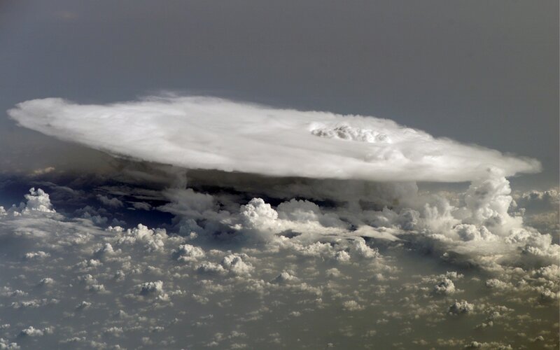Unusual cloud formation