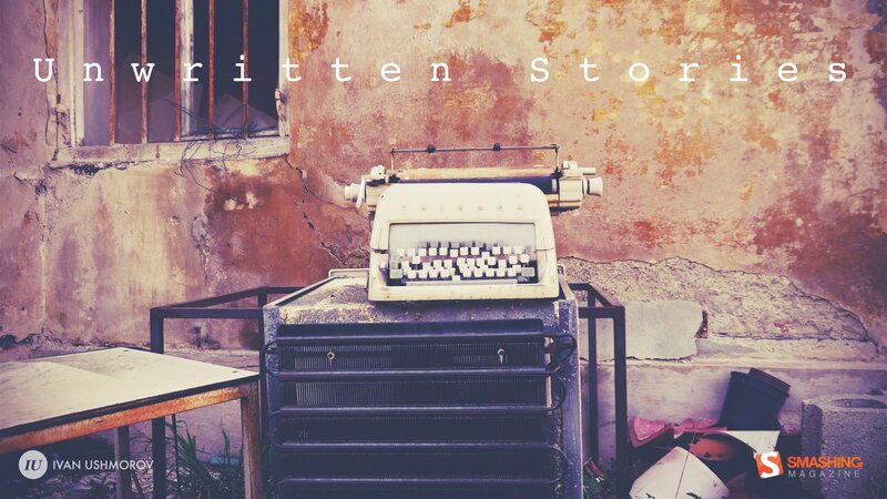 Unwritten Stories typewriter