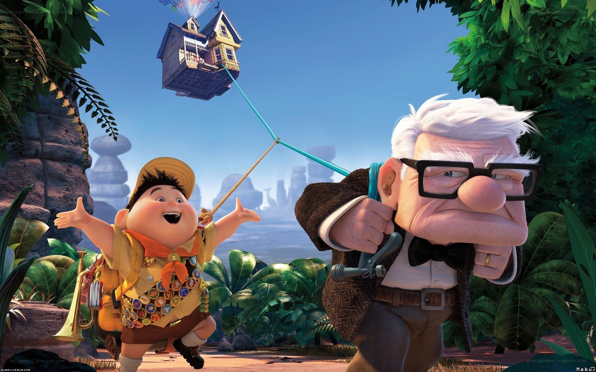 Up: Adventure with a flying house
