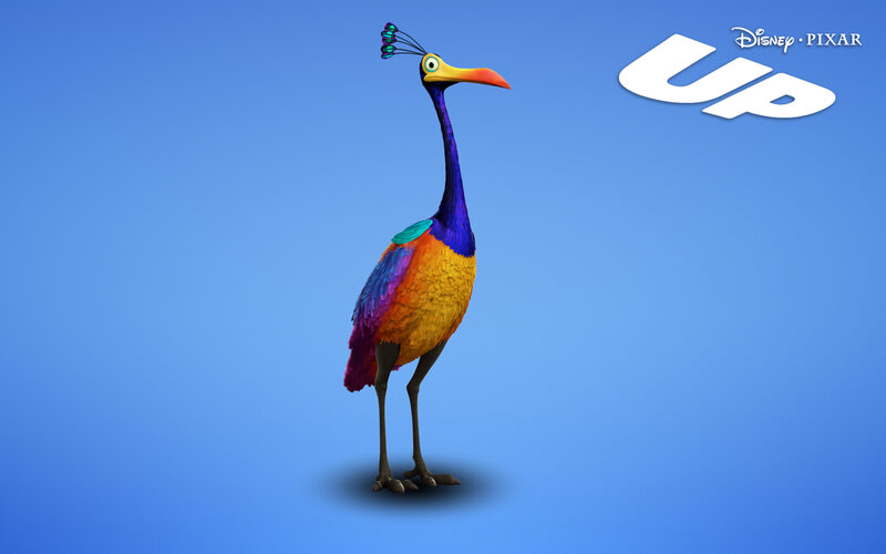 Up bird character