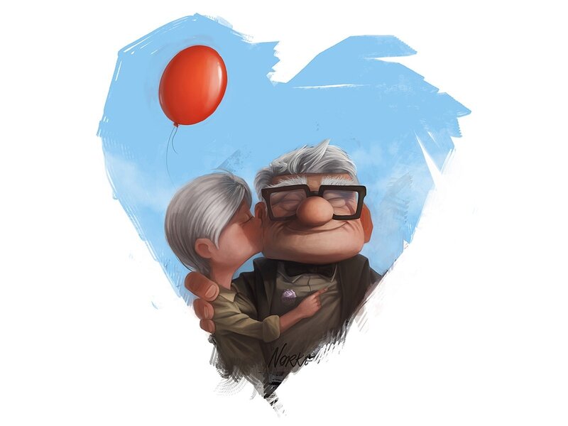 Up: Carl and Ellie's love