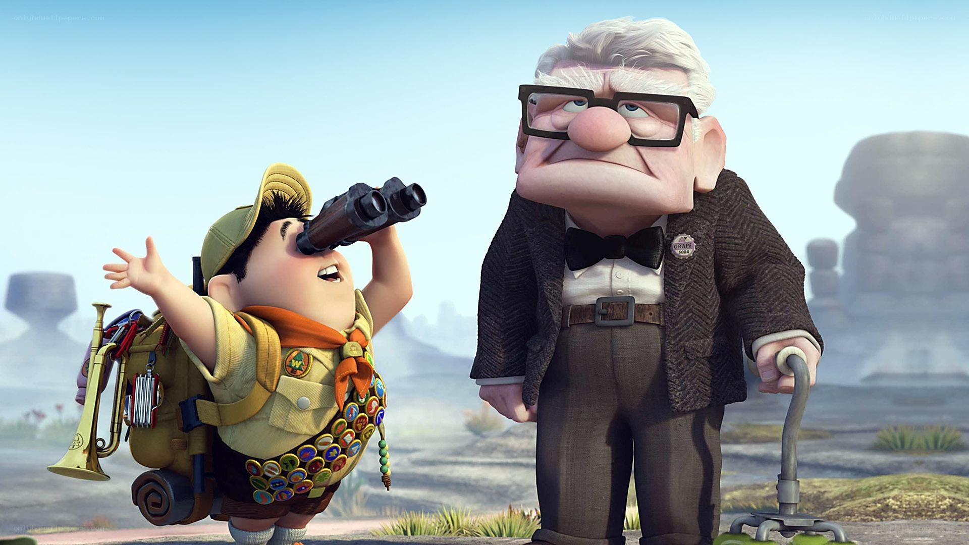 Up: Carl and Russell adventure
