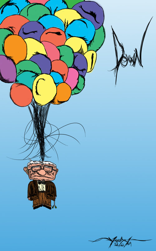 Up: Carl and the balloons