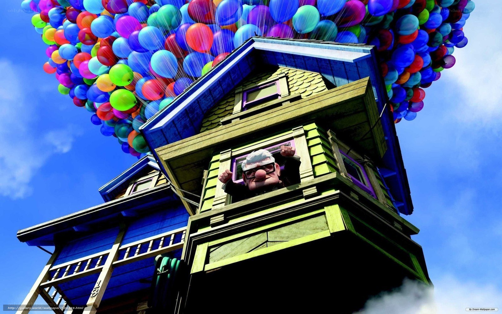 Up: House Flying with Balloons