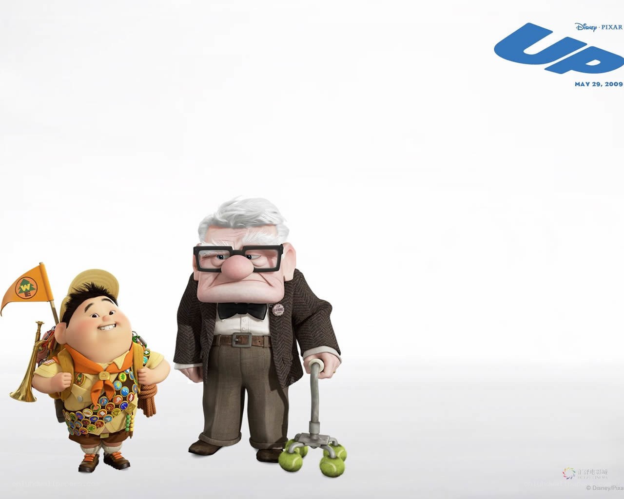 Up movie poster characters
