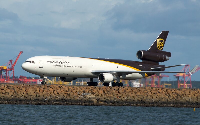 UPS Cargo Airplane — White
