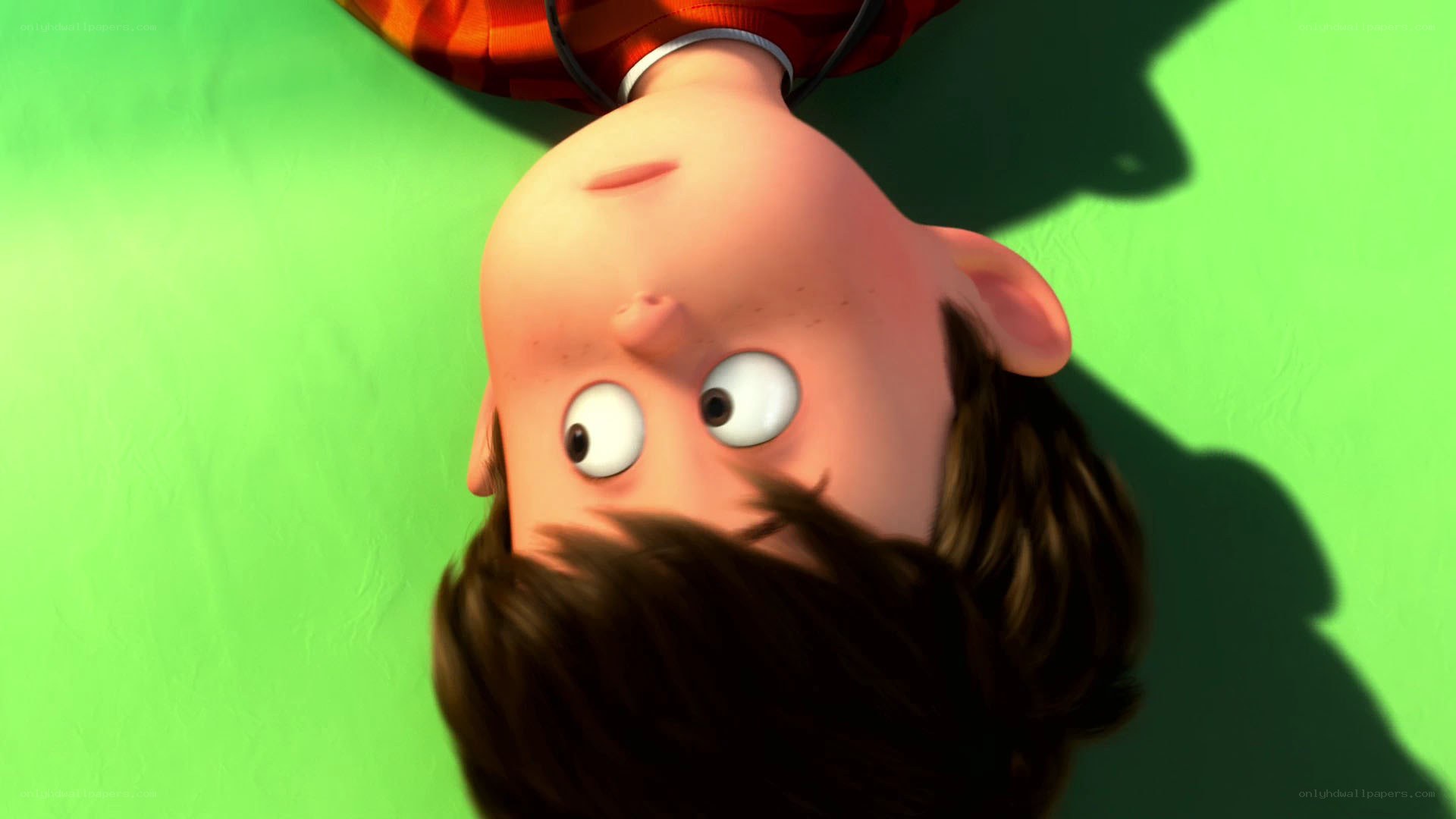 upside-down boy animation