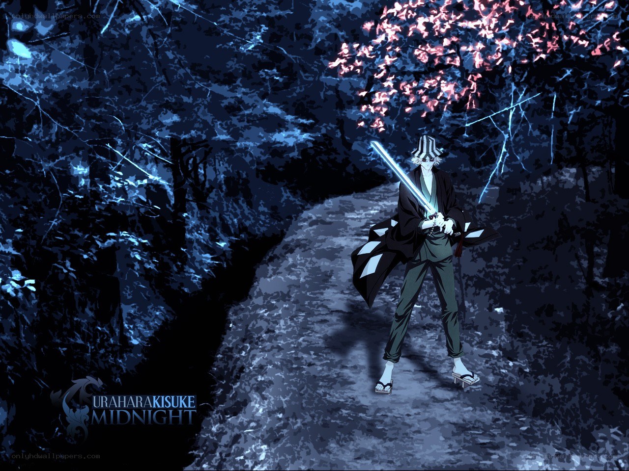 Urahara Kisuke in the forest