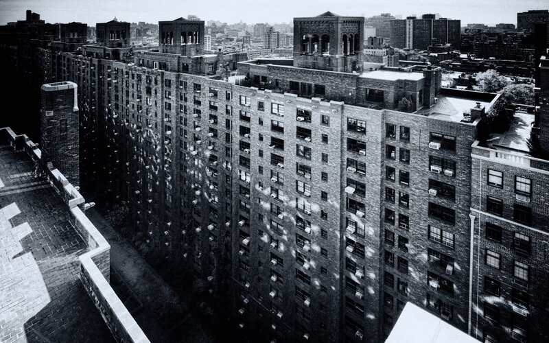 Urban apartment buildings