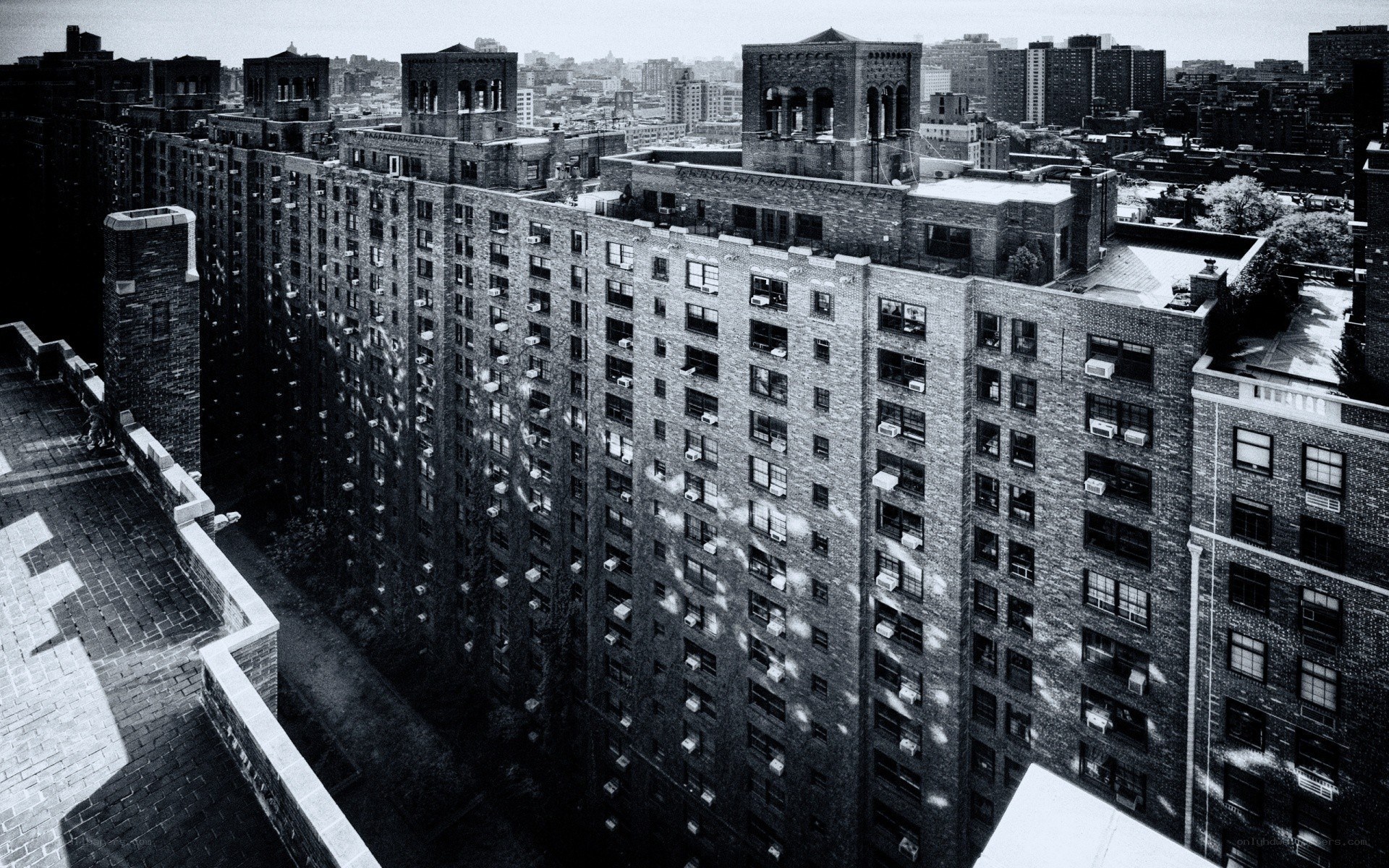 Urban apartment buildings