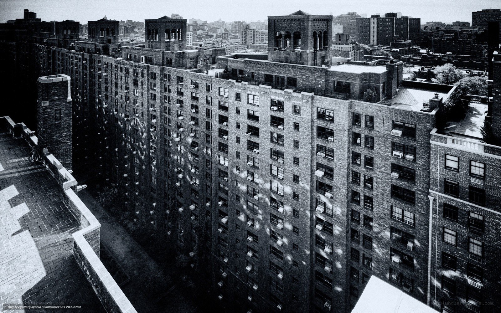 Urban apartment buildings