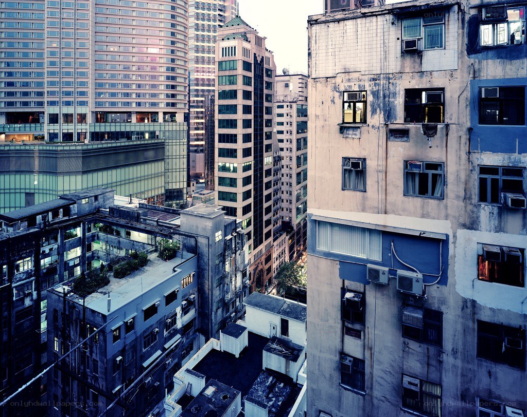 Urban density in Hong Kong
