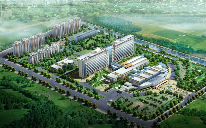 Urban development rendering