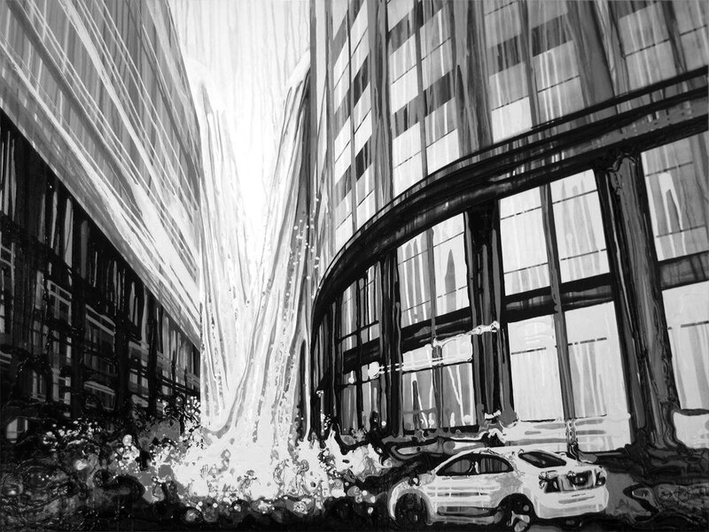 Urban Flood Artwork