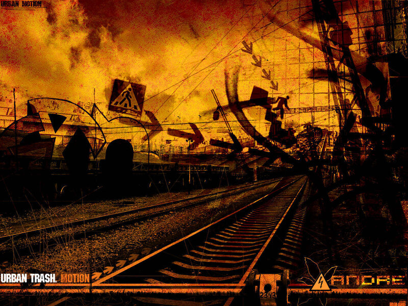 Urban motion collage