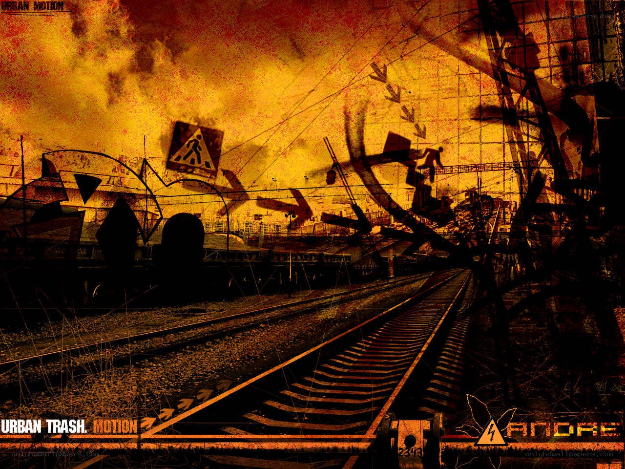 Urban motion collage