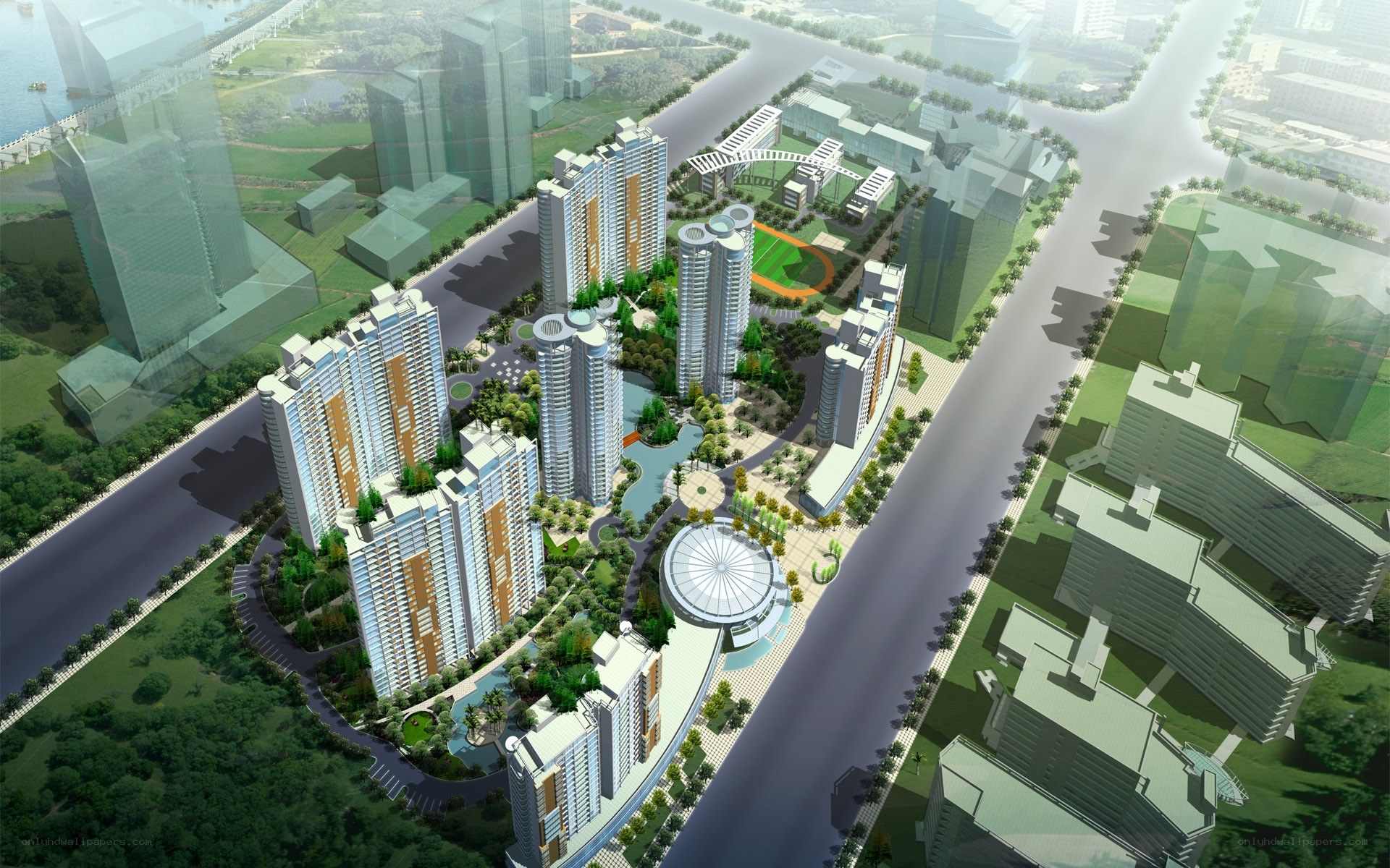 Urban residential development plan