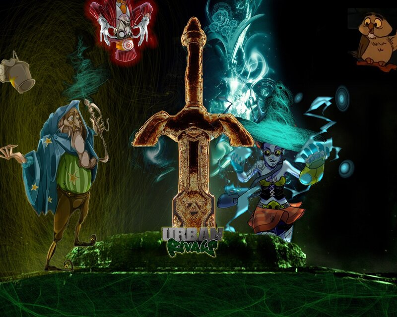 Urban Rivals character collage