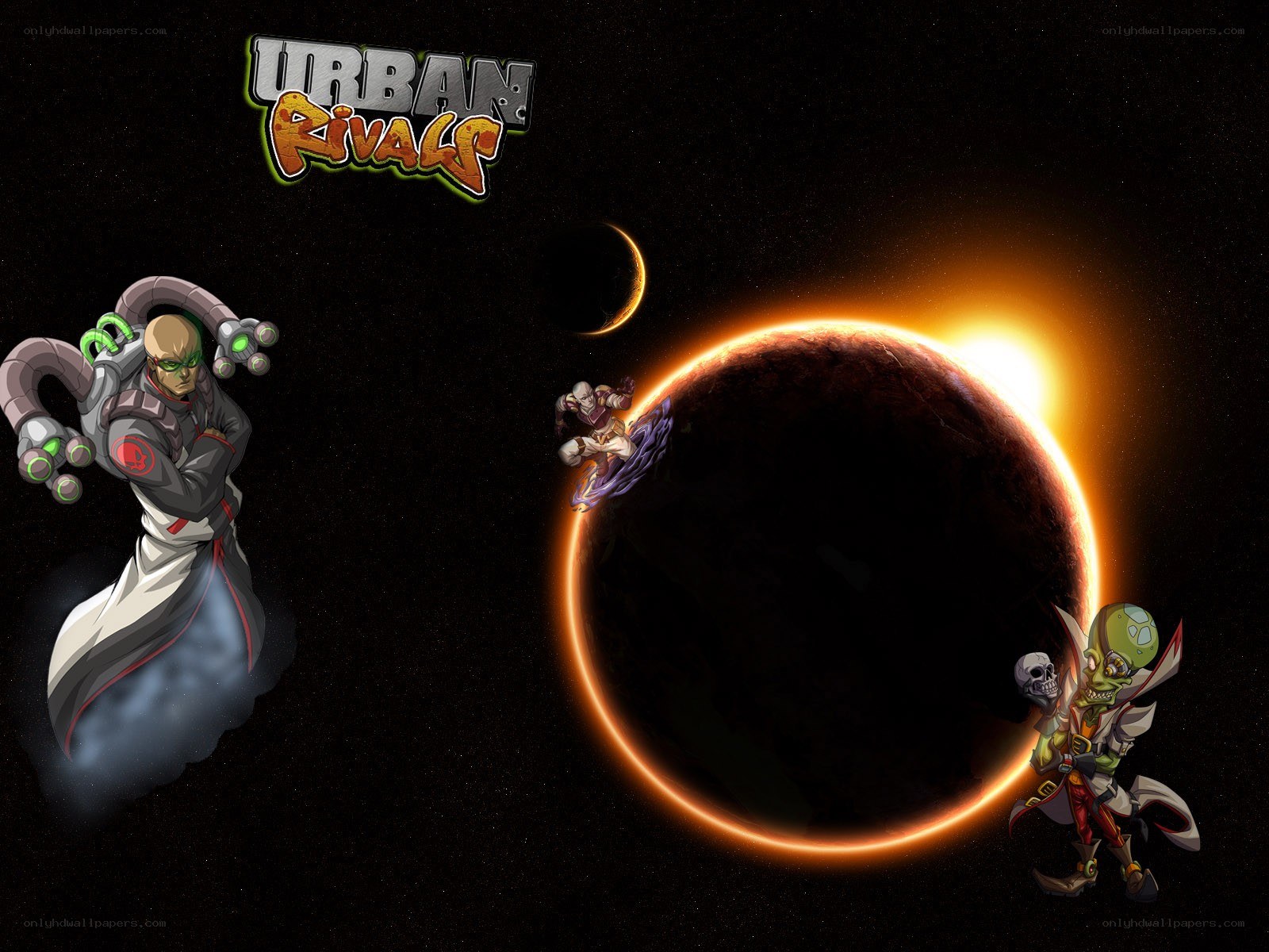 Urban Rivals characters in space