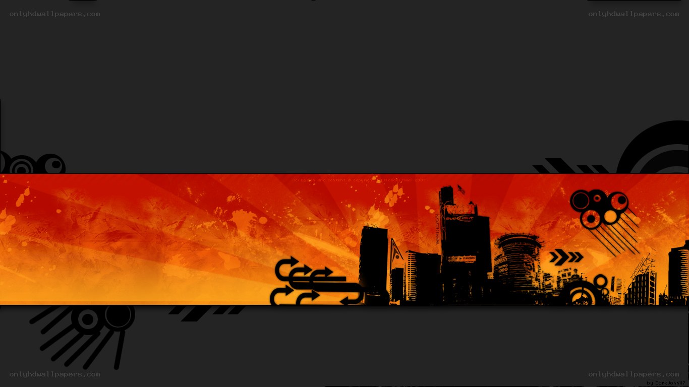 urban skyline banner