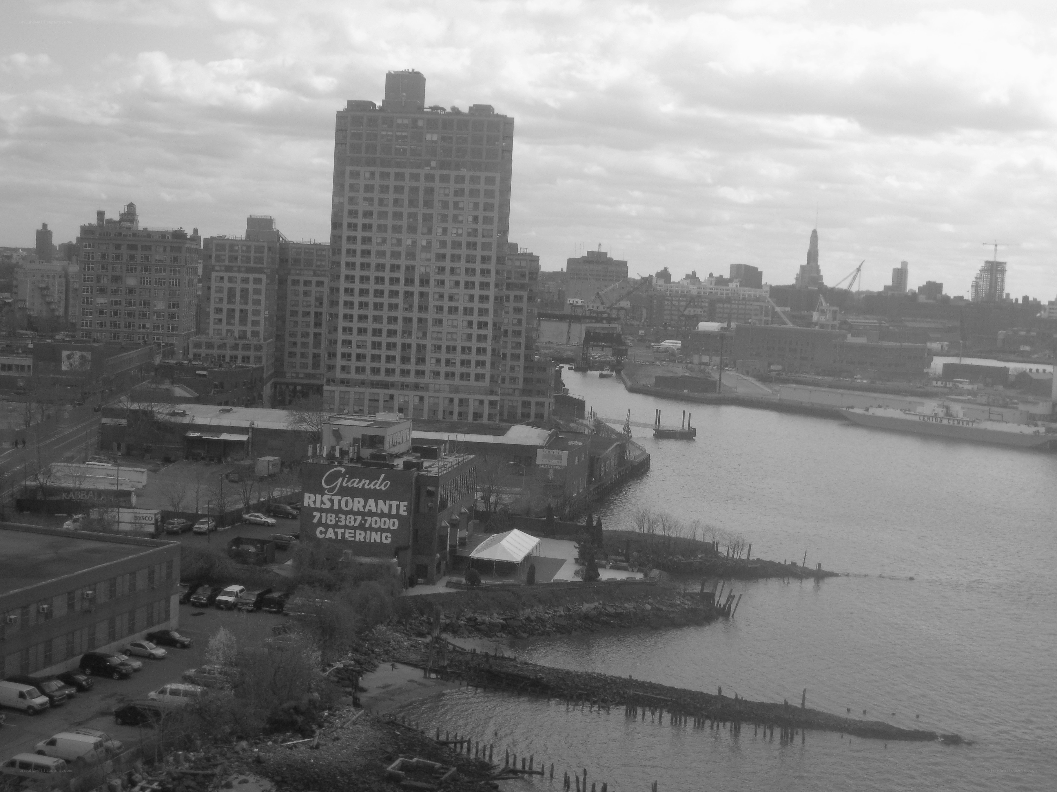 urban waterfront with buildings