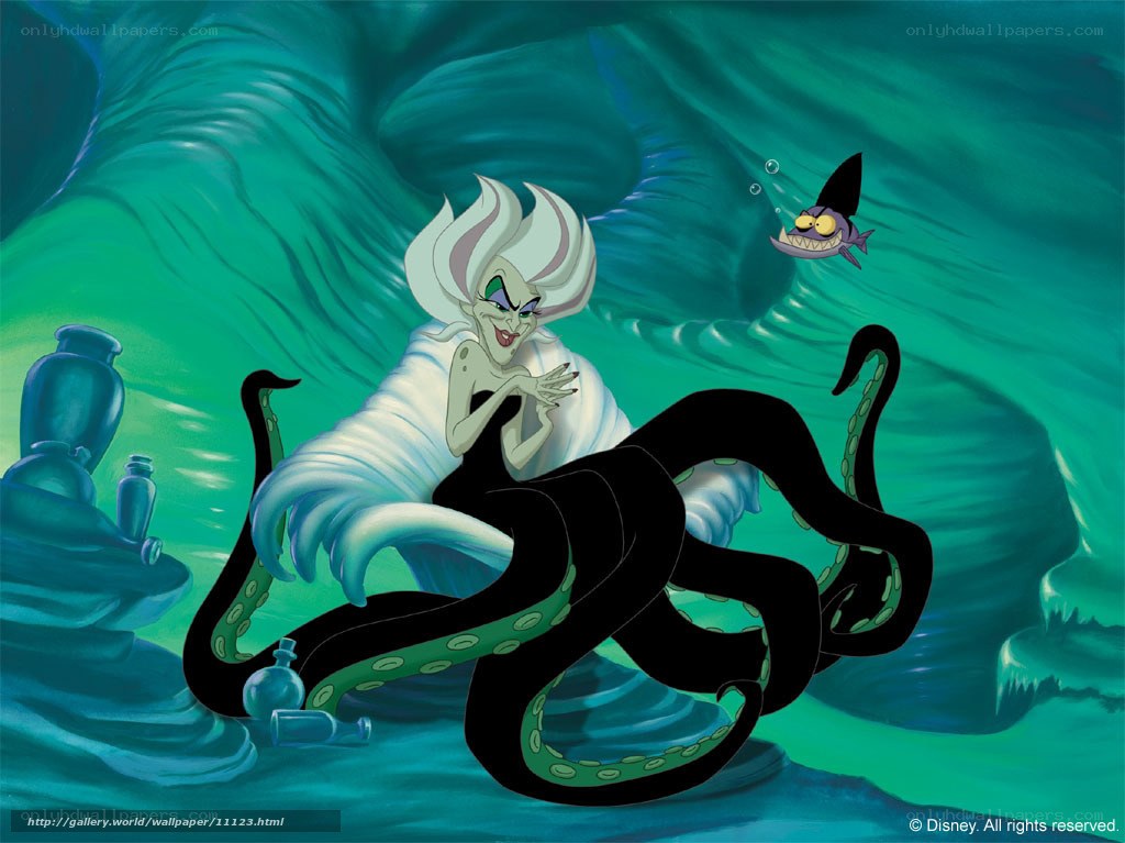 Ursula in her lair