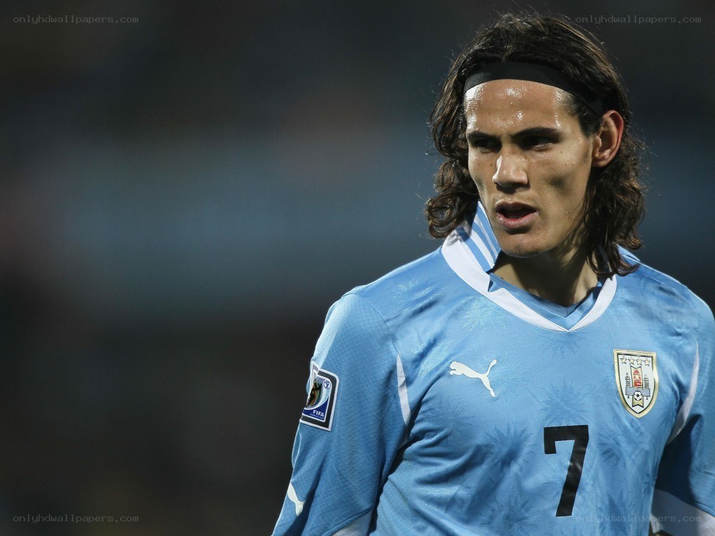 Uruguay football player in action