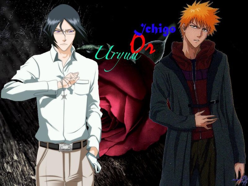 Uryu and Ichigo characters