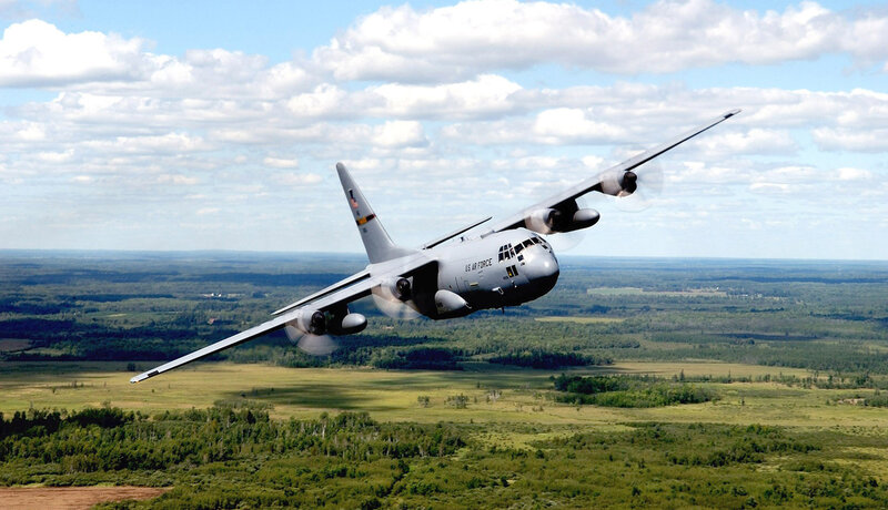 US Air Force C-130 Hercules — Green