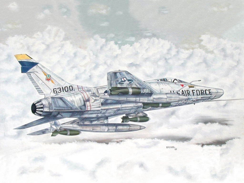 US Air Force jet in flight