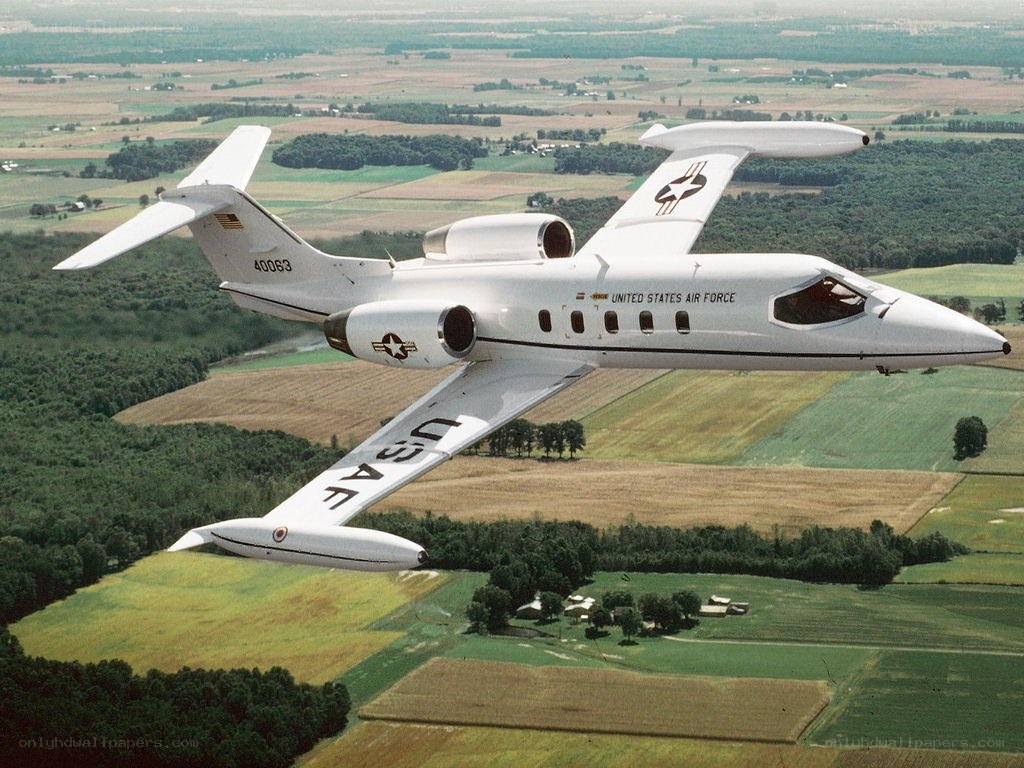US Air Force jet in flight