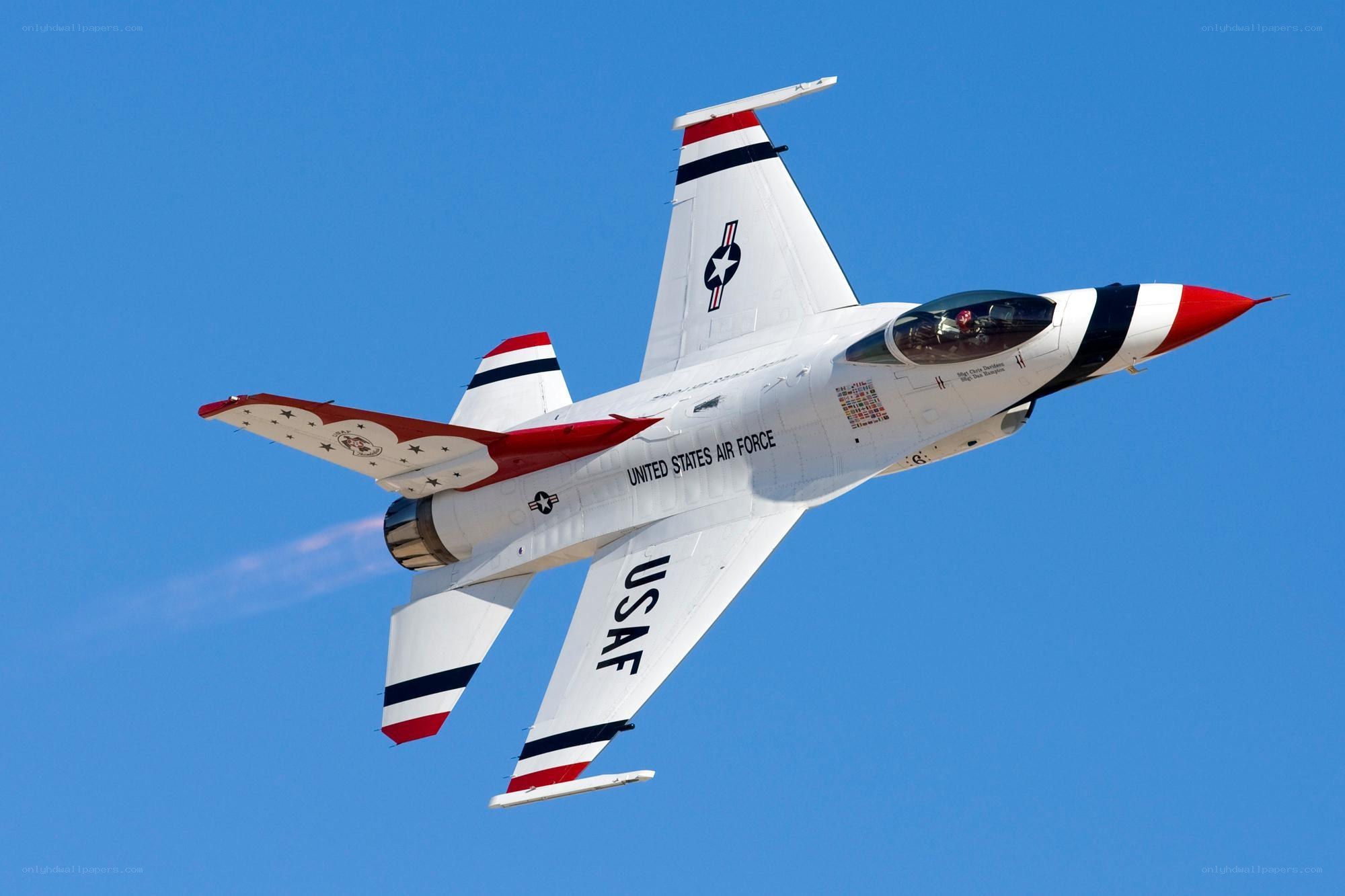 US Air Force jet in flight