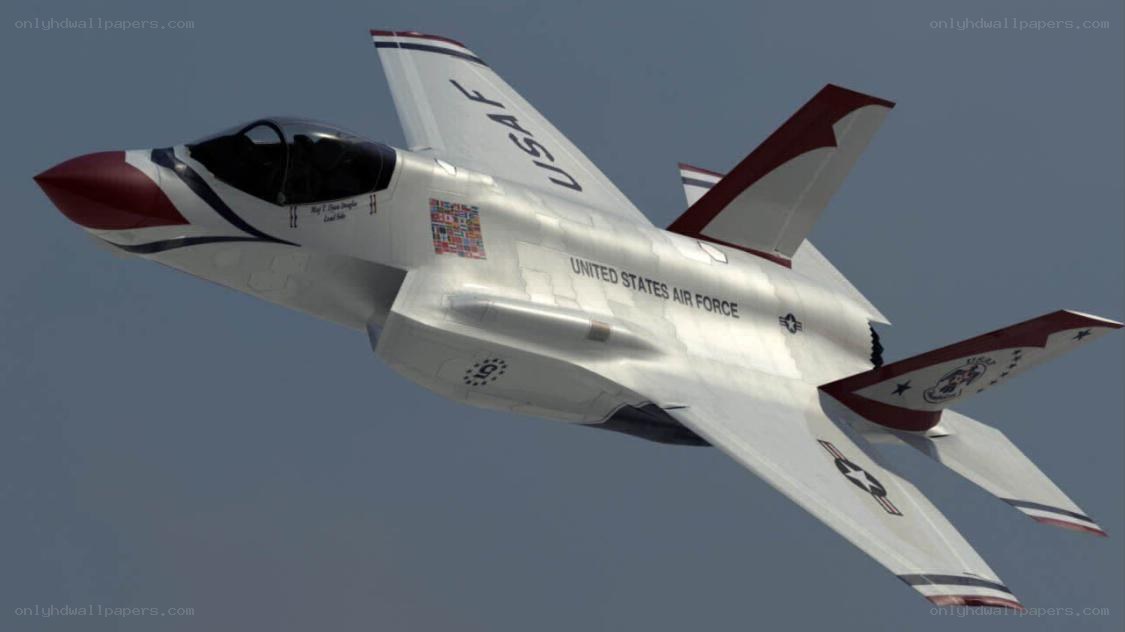 US Air Force jet in flight