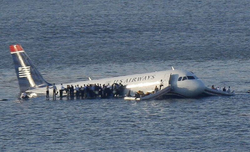 US Airways Plane in Water