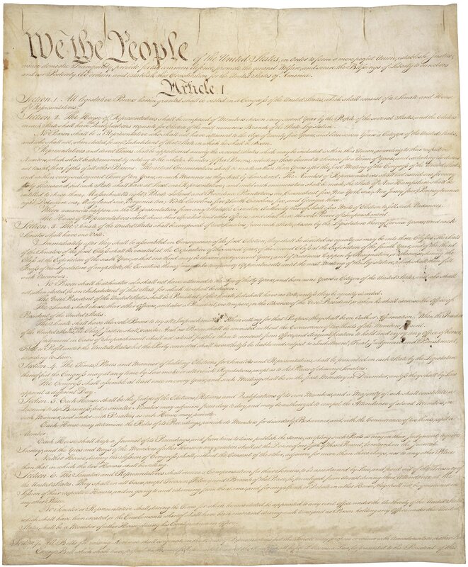 us constitution document