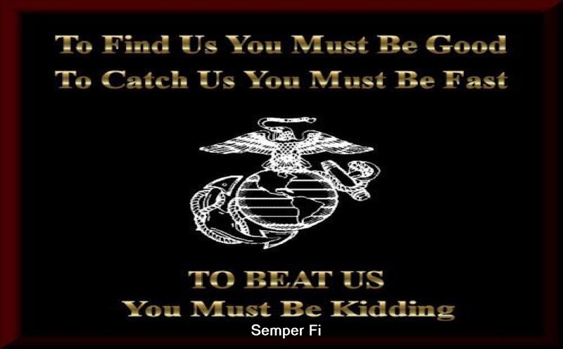 US Marine Corps Emblem — Black