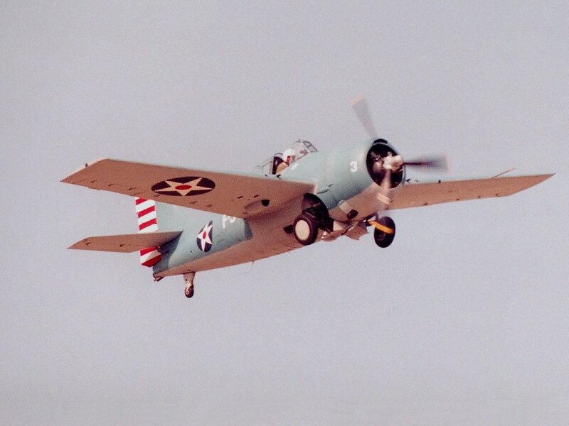 US Navy aircraft in flight