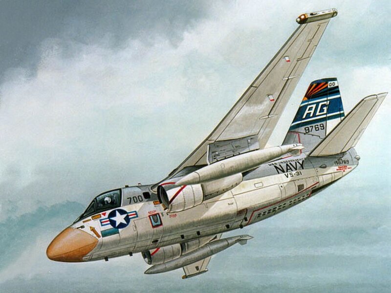 US Navy jet in flight